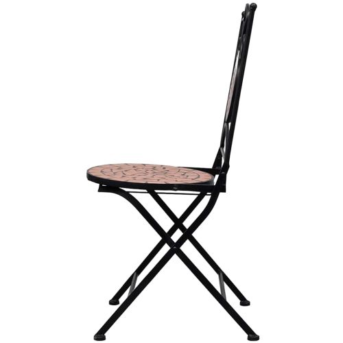 Бистро комплект мозайка 3 части керамика цвят теракота