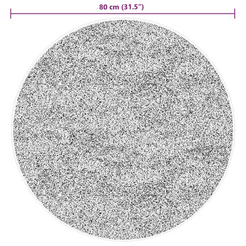 Килими за помещение Кръгла HUARTE Кафяво Ø 80 СМ