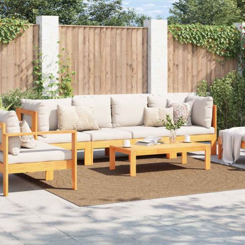 Килими за помещение Муаре Квадратна Естествен 240 x 240 cm