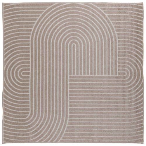 Килими за помещение Квадратна Бежово 200 x 200 cm