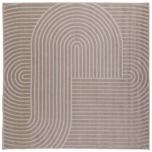 Килими за помещение Квадратна Бежово 240 x 240 cm