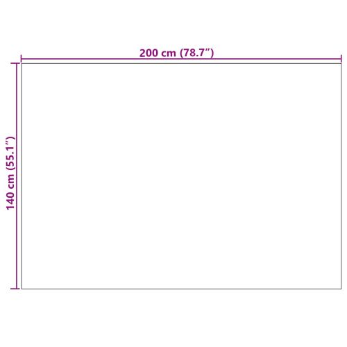 Килими за помещение HUARTE Антрацит 200 x 140 cm Полиестер