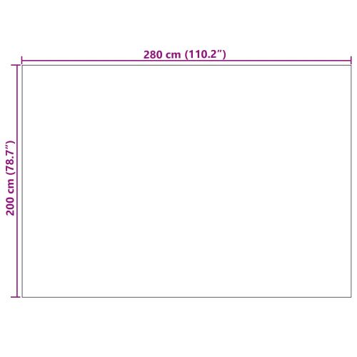 Килими за помещение Правоъгълна Кремав и сив 280 x 200 см