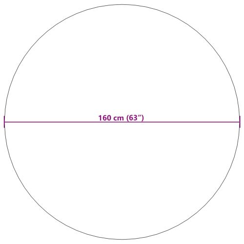 Килими за помещение Кръгла Пясък Ø 160 СМ
