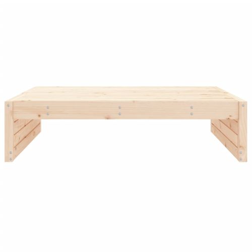 Градинска табуретка, 120x80 см, борова дървесина масив