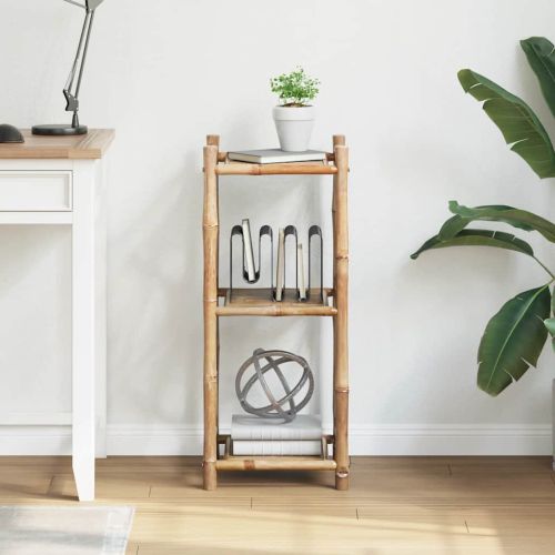 Бамбуков квадратен стелаж, 3 рафта