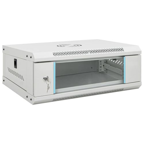 4U сървърен шкаф за стенен монтаж, 19", IP20, 53x40x21 см