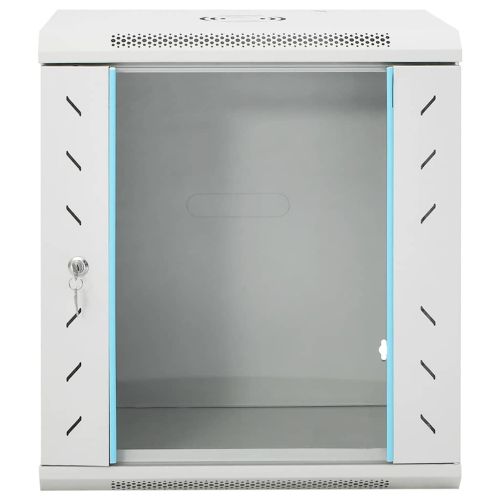 12U сървърен шкаф за стенен монтаж, 19", IP20, 53x40x60 см