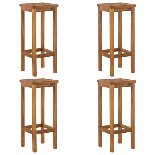 Градински бар комплект от 5 части, акация масив