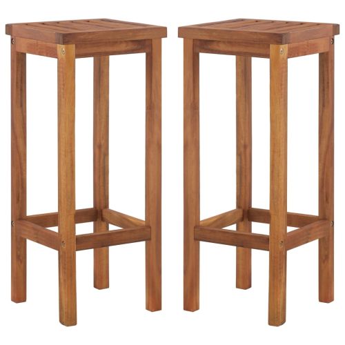 Градински бар комплект от 9 части, акация масив