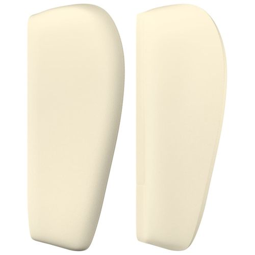 Горна табла с уши, кремава, 163x23x78/88 см, изкуствена кожа