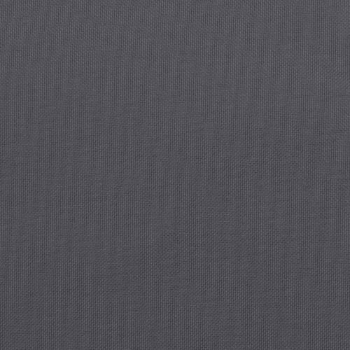 Възглавница за градинска пейка антрацит 100x50x7см оксфорд плат