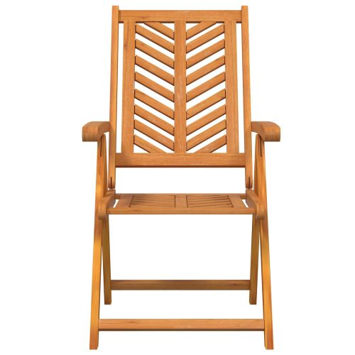 Градински стол 4 pcs Кафяво 57 x 72 x 109 см