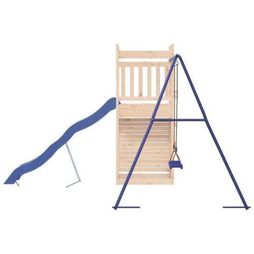 Комбинирано детско съоръжение за игра на открито, бор масив