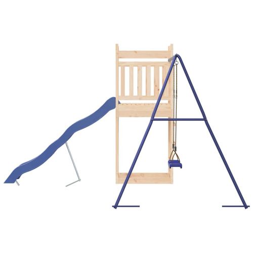 Комбинирано детско съоръжение за игра на открито, бор масив