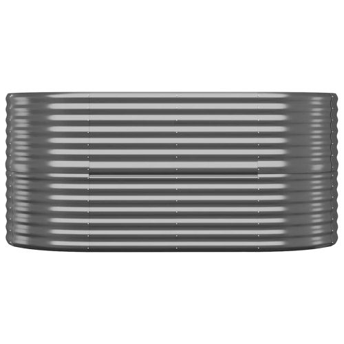 Градинска повдигната леха поцинкована стомана антрацит