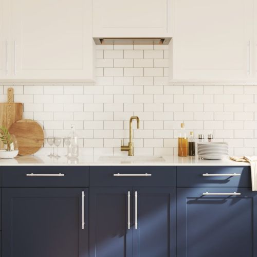 Дръжки за шкафове, 10 бр, сребристи, 192 мм, неръждаема стомана