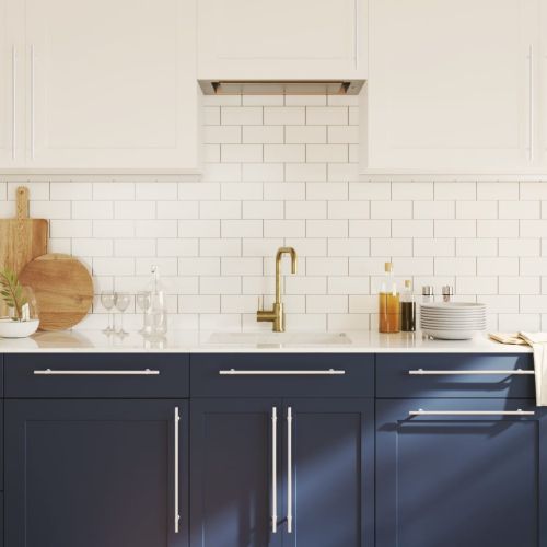 Дръжки за шкафове, 10 бр, сребристи, 320 мм, неръждаема стомана