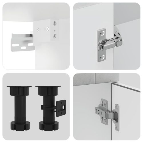 Комплект кухненски шкафове от 11 части Porto, инженерно дърво