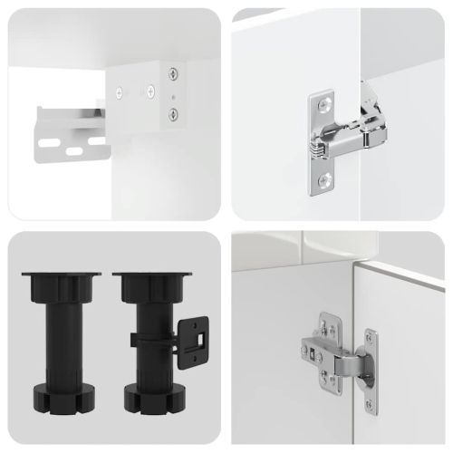 Комплект кухненски шкафове от 14 части Porto, инженерно дърво