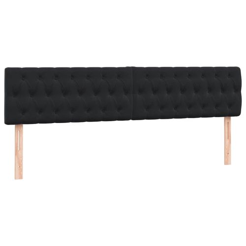 Box Spring легло с матраци Black 180x210 cm Velvet