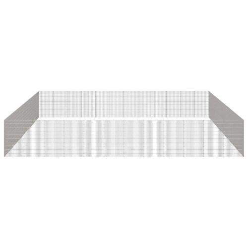 Ограда за свободно отглеждане на животни 48-панела 54x100 см