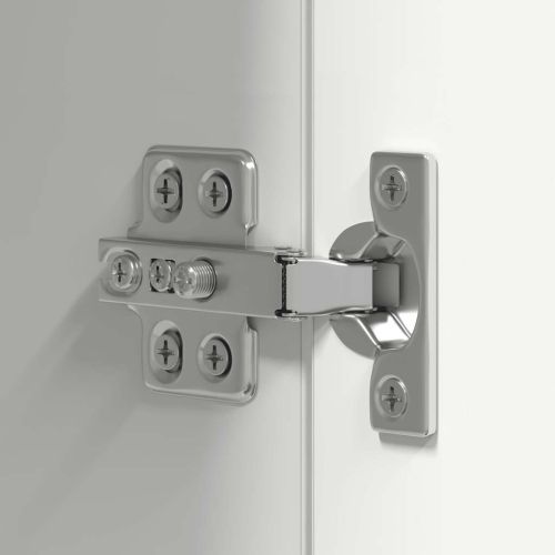 Комплект ТВ шкафове от 8 части, бял, инженерно дърво