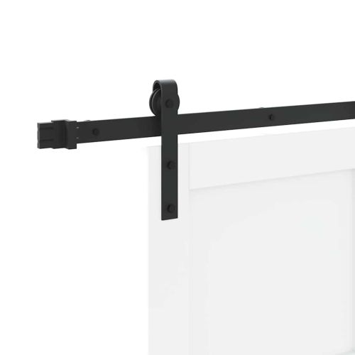 Преплъзваща се врата Бял и черен 83 х 211 см