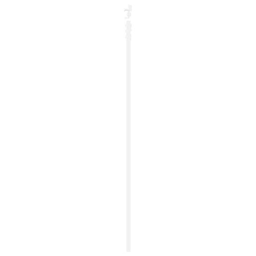 Преплъзваща се врата Бяло 93 x 202 см Солидно борово дърво