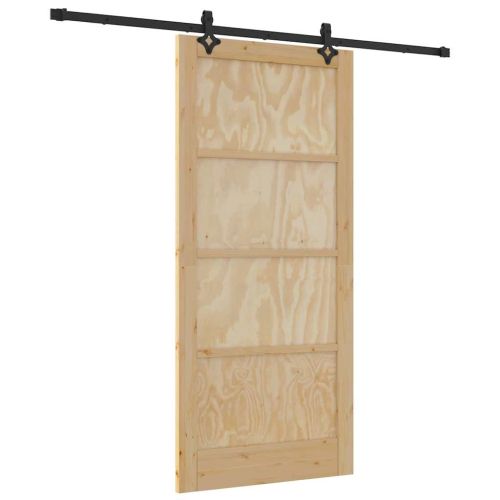 Преплъзваща се врата ORKDAL Кафяво 93 x 202 см