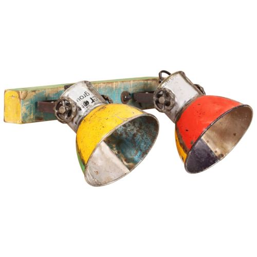 Индустриална лампа за стена, многоцветна, 45x25 см, E27