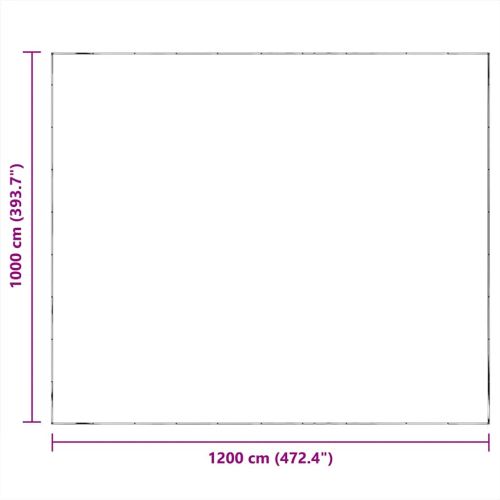 Прозрачен брезент с капси 10x12 m Полиетилен