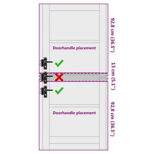 Вътрешна врата ORKDAL Бяло 86 x 198,5 см Шперплат