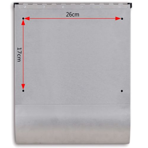 Пощенска кутия от неръждаема стомана 31 x 10,5 x 33,5 см