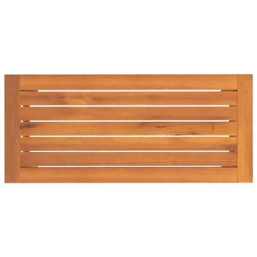 Градинска пейка, 80x35x45 см, масивна акация