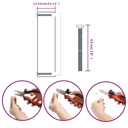 Дръжки за шкафове, 20 бр, сребристи, 224 мм, неръждаема стомана
