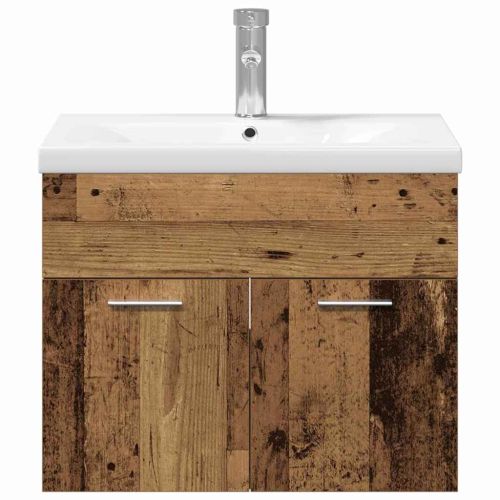 Комплект мебели за баня Монтиране на стена Инженерно дърво