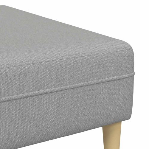 Диван за всекидневна 3 pcs Облачно сиво Полиестер