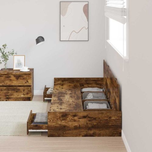 Рамка за легло Старо дърво 90 x 200 cm Инженерно дърво