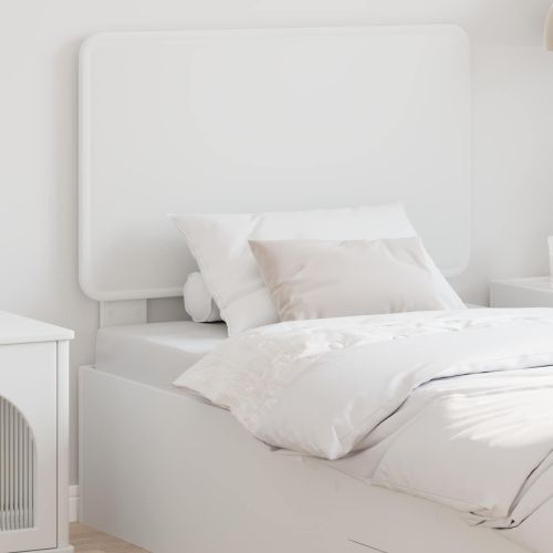 Облегалка за глава с таблото Бяло 100 cm Инженерно дърво