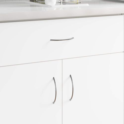 Дръжка 12 pcs Сребрист 107 x 3.6 x 23 мм Неръждаема стомана