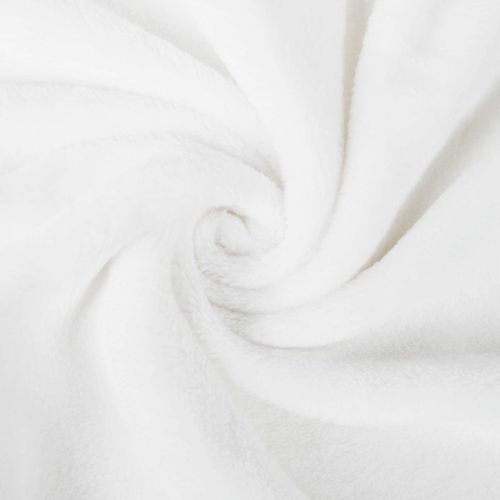 Одеяло с качулка Бяло 95 x 85 см Флийс и фланел