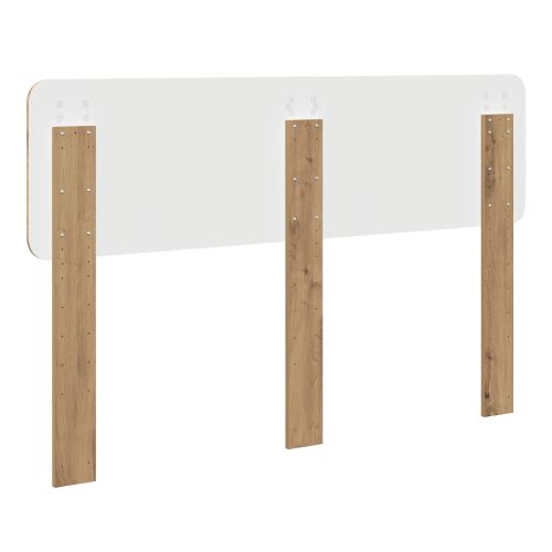 Облегалка за глава с таблото Дъб 150 cm Инженерно дърво