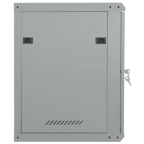 Мрежов кабинет със съхранение Сив 53 x 60 x 60 см Стомана