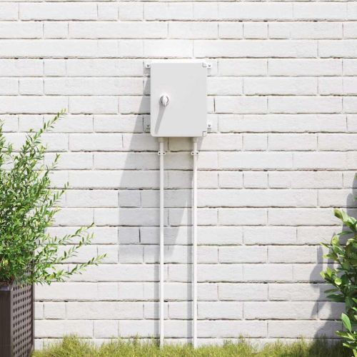 Контролен шкаф Сив 47 x 20 x 60 см ABS пластмаса