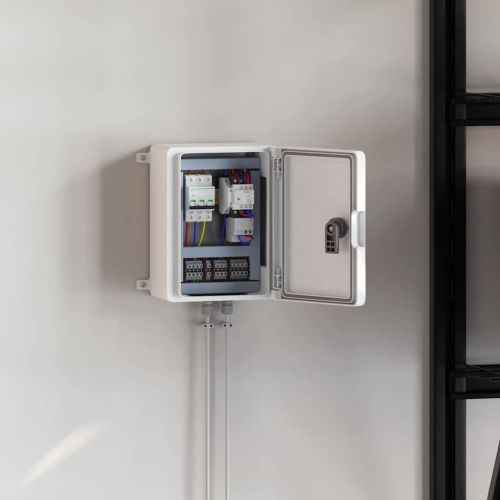 Контролен шкаф Сив 47 x 20 x 60 см ABS пластмаса