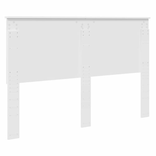 Облегалка за глава с таблото Бяло 150 cm Инженерно дърво