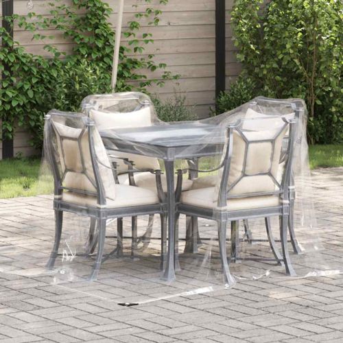 Прозрачен брезент с капси 2x3 m PVC