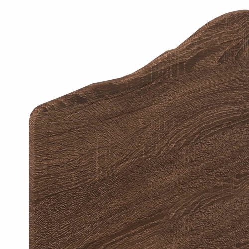 Облегалка за глава с таблото Кафяв дъб 75 cm Инженерно дърво