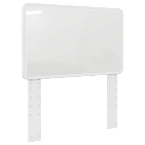 Облегалка за глава с таблото Гланц бяло 75 cm Инженерно дърво